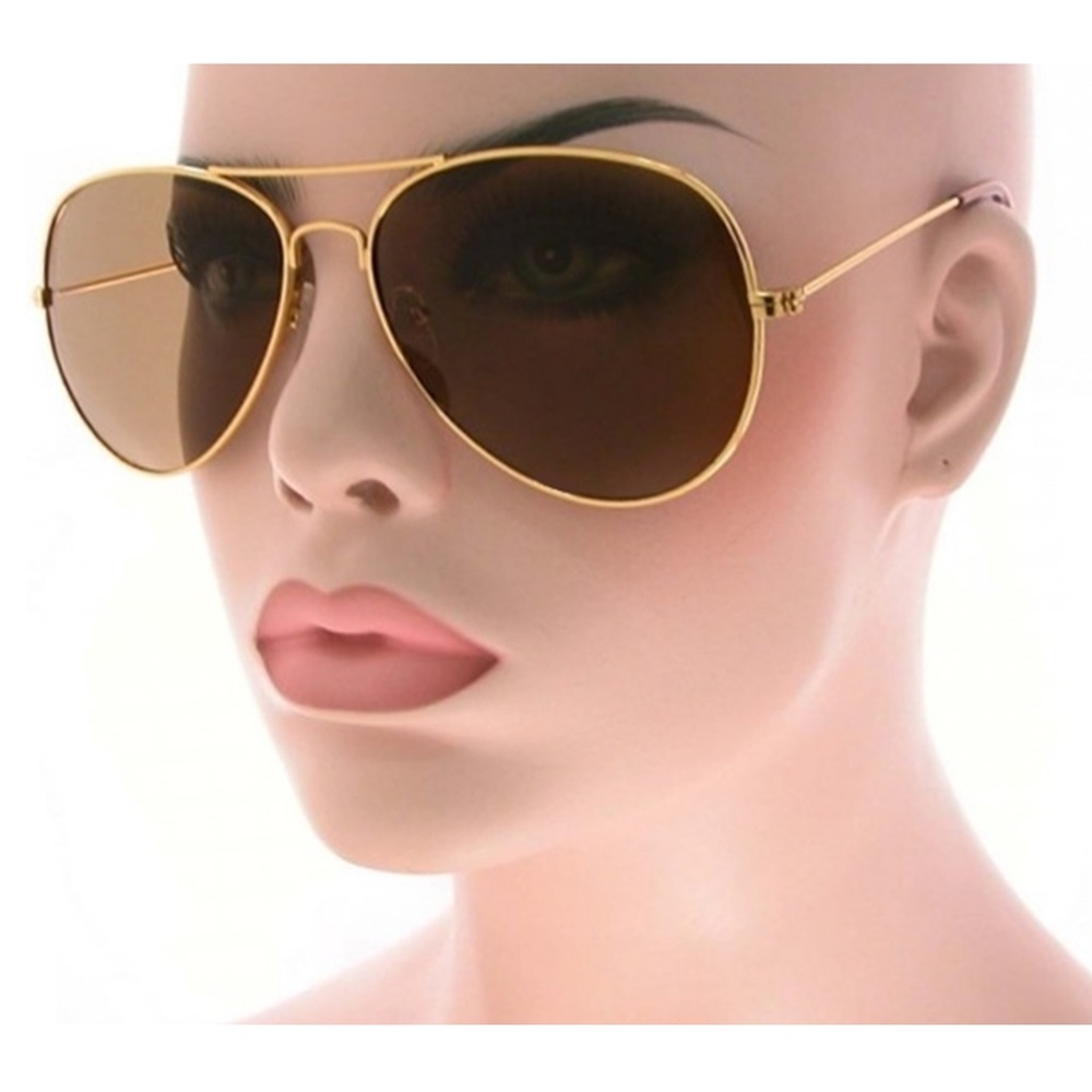 Classic Aviator Sunglasses Carsons Style Gold Fram